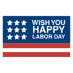 Fototapeta premium Labor Day Badge