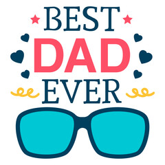 Fototapeta premium Best Dad Monogram