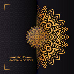 Luxury mandala background design
