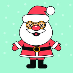 Santa Claus cartoon vector illustration