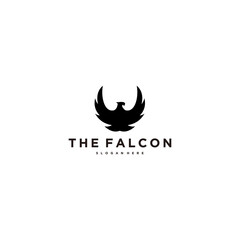Vector Illustration of Eagle, Falcon and Wing Icon Logo Inspiration
