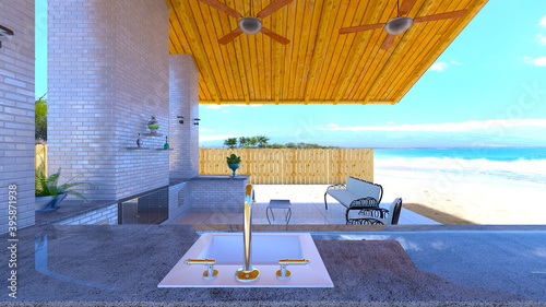 海沿いの家 Wall Mural Wallpaper Murals Wallsheaven Tsuneomp 海沿いの家 Wall Mural Wallpaper Murals Wallsheaven Tsuneomp