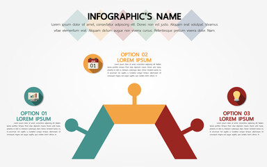 Infographic template for smart business presentation