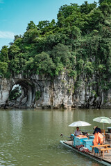 the beautiful landscape of Reed Flute Cave Area