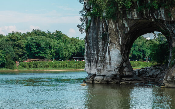 the beautiful landscape of Reed Flute Cave Area