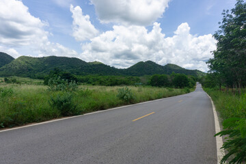 Fototapeta premium Rural routes in remote areas
