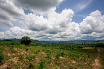 Naklejka premium Rural routes in remote areas