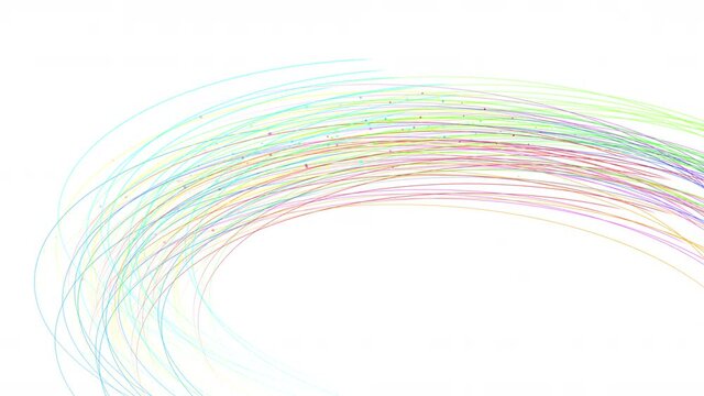 Line Curve Wave Arts colorful stream abstract background