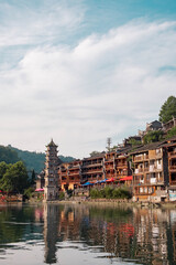 traditional buildings from Fenghuang Ancient City of China