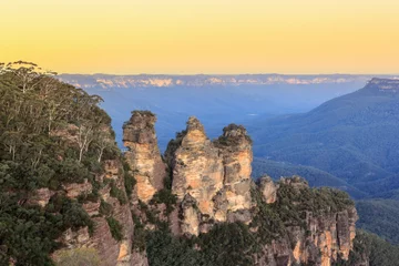 Deurstickers Three Sisters The Three Sisters, Blue Mountains