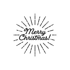 Ｍerry Christmas! - シンプルでおしゃれな手書き文字：クリスマス・ホリデーシーズン用フレーズ