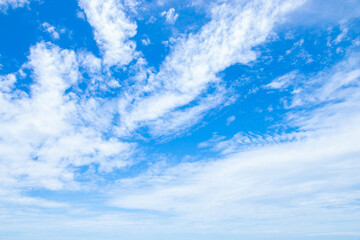 blue sky with cloud