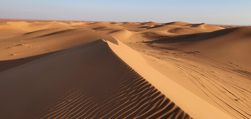 Fototapeta na wymiar Desert North of Riyadh in Saudi Arabia