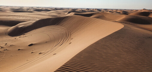Desert North of Riyadh in Saudi Arabia