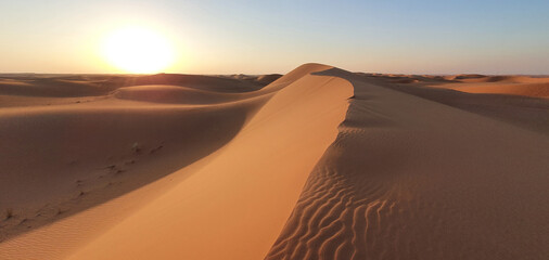 Sand dunes in Saudi Arabia near Riyadh