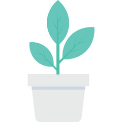 
Plant Flat Vector Icon 
