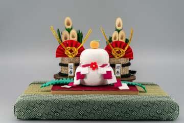 鏡餅　門松　お正月　粘土細工