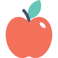 
Apple Flat Vector Icon
