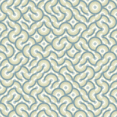 Abstract Geometric Pattern generative computational art illustration