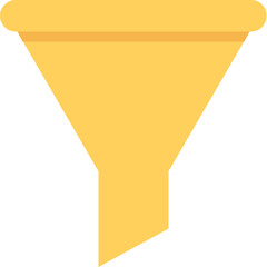 
Funnel Flat Vector Icon
