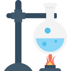 
Beaker Flat Vector Icon
