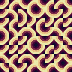 Abstract Geometric Pattern generative computational art illustration