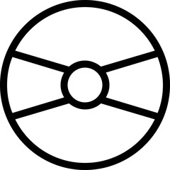 Naklejka premium Cd Vector Icon 