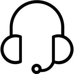 
Headphones Vector Icon
