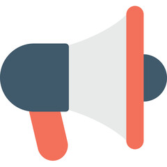 
Bullhorn Flat vector Icon
