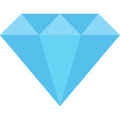 
Diamond Flat Vector Icon
