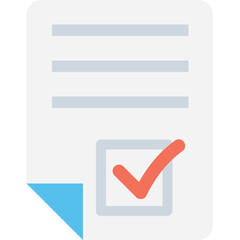 
Checklist Flat vector Icon
