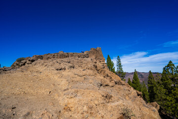 Rock view in the Mountains, Canaries, Spain