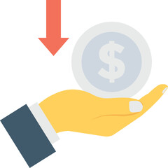 
Loss Flat vector Icon
