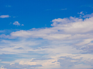 Blue sky background with clouds