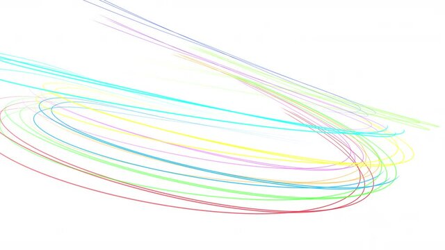 Line Curve Wave Arts colorful stream abstract background.