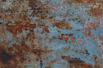 Dirty grungy smudgy weathered metal steel concrete wall background