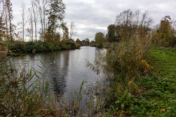 Obraz premium Bakkerskil in Brabantse Biesbosch in The Netherlands.