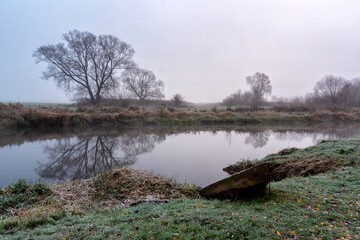 Jesień w Dolinie Narwi, Podlasie, Polska © podlaski49