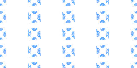 Abstract ornate bohemian element. Folk american flowers. Print flower.