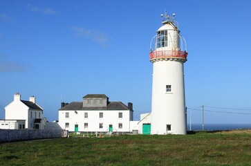 Fototapeta na wymiar Loop Head Lighthouse in County Clare. Ireland