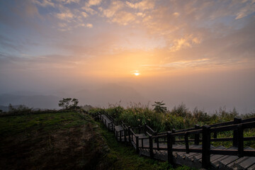 Fototapeta na wymiar Alishan National scenic area, Taiwan