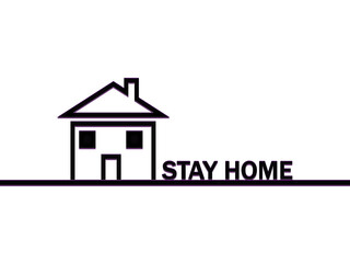 Stay at home stay safe,Corona virus ,covid-19 campaign to stay at home.