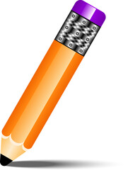 pencil isolated on white