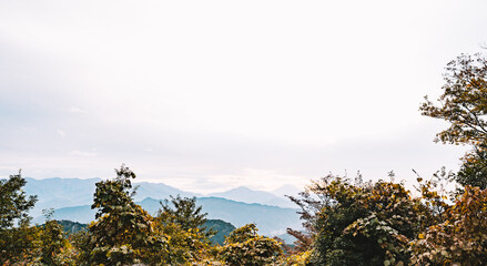 山景色が見える風景