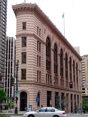 Fototapeta premium North America, United States, Washington State, City of Seattle, building facade