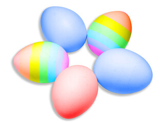 Painted eggs for LGBT Easter