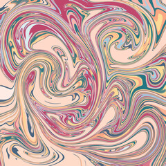 Abstract marble decoration, texture, aqua marble motifs. Various colors. Hand drawn vector background. Woven, cloth, wrap. Water ink painting