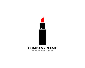 Lipstick Logo Template Vector Design