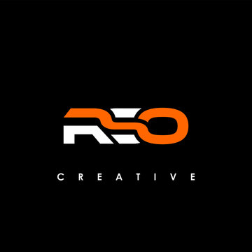 RSO Letter Initial Logo Design Template Vector Illustration