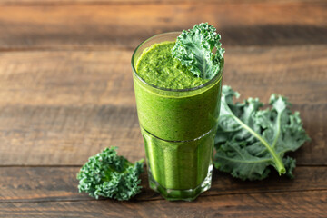 kale smoothie healthy food